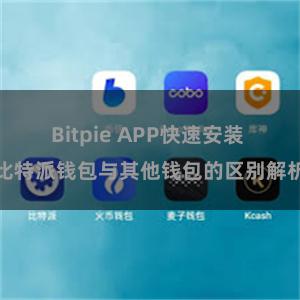 Bitpie APP快速安装 比特派钱包与其他钱包的区别解析