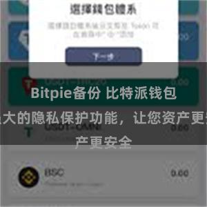 Bitpie备份 比特派钱包：强大的隐私保护功能，让您资产更安全